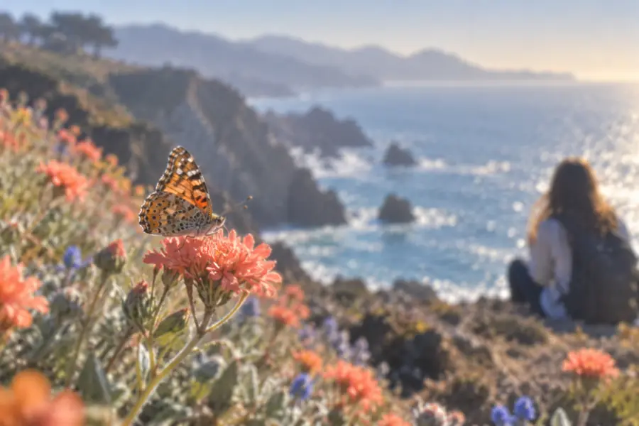 Softer butterfly image used as the illustrative before view